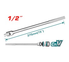 Вороток шарнирный TOTAL 1/2" 375 мм