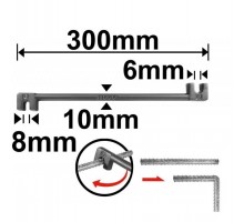 Ключ для гибки арматуры INGCO 300 мм