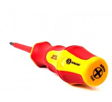 Отвертка диэлектрическая КОБАЛЬТ ULTRA GRIP PH1х80 мм
