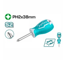 Отвёртка крестовая TOTAL PH-2  38 мм