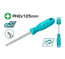 Отвёртка крестовая TOTAL PH-2 125 мм