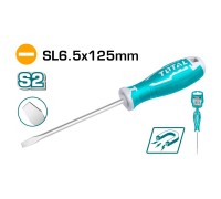 Отвёртка плоская TOTAL SL-6.5 125 мм