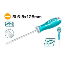 Отвёртка плоская TOTAL SL-6.5 125 мм