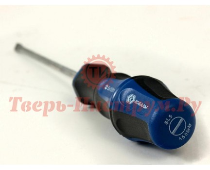 Отвёртка плоская КОБАЛЬТ ULTRA GRIP SL 5.0х150 мм Отвёртка плоская КОБАЛЬТ ULTRA GRIP SL 5.0х150 мм