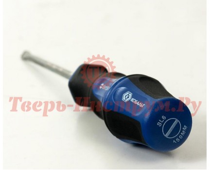Отвёртка плоская КОБАЛЬТ ULTRA GRIP SL 6.0х150 мм Отвёртка плоская КОБАЛЬТ ULTRA GRIP SL 6.0х150 мм