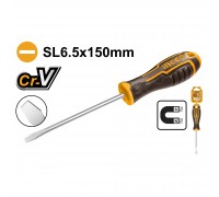 Отвертка плоская INGCO SL6.5 x 150