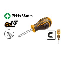 Отвертка крестовая INGCO PH-1 x 38