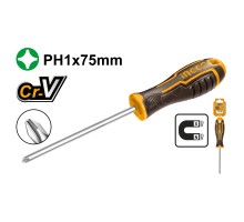 Отвертка крестовая INGCO PH-1 x 75