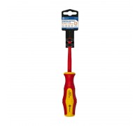 Отвертка диэлектрическая КОБАЛЬТ Ultra Grip FL/PZ-2 х 100 мм