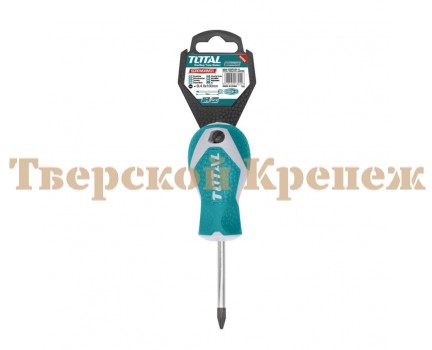 Отвертка крестовая TOTAL PH-2 38 мм Отвертка крестовая TOTAL PH-2 38 мм