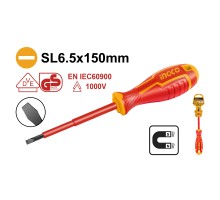 Отвертка диэлектрическая INGCO SL6.5 x 150