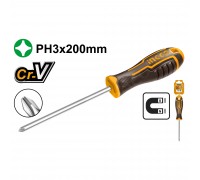 Отвертка крестовая INGCO PH-3 x 200