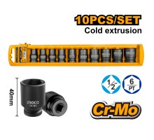 Набор торцевых головок INGCO 1/2" 10 шт