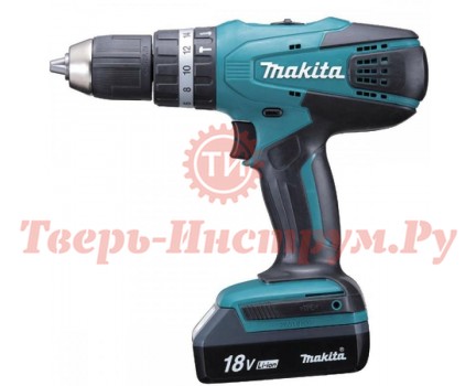 Аккумуляторная дрель шуруповерт MAKITA DF457DWE