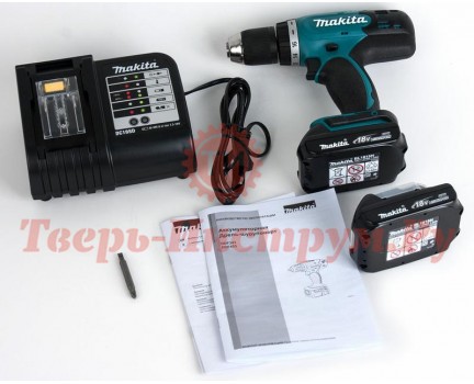 Аккумуляторная дрель шуруповерт MAKITA DDF453SYE