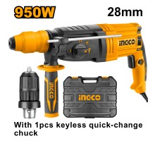 Перфоратор SDS PLUS INGCO 2.5 Дж, 950 Вт, макс 26 мм