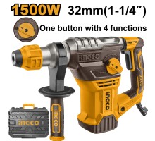 Перфоратор SDS PLUS INGCO 5.5 Дж, 1500 Вт, макс 32 мм