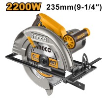 Дисковая пила INGCO 235 мм, 2200 Вт