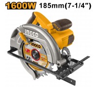 Дисковая пила INGCO 185 мм, 1600 Вт