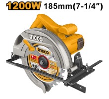 Дисковая пила INGCO 185 мм, 1200 Вт