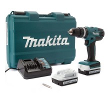 Аккумуляторная ударная дрель MAKITA HP347DWE