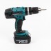 Аккумуляторная ударная дрель шуруповерт MAKITA DHP453RFE