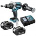 Аккумуляторная ударная дрель шуруповерт MAKITA DHP481RTE