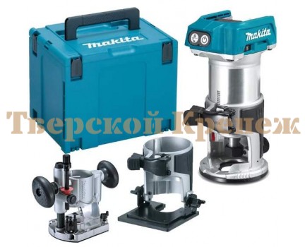 Аккумуляторный кромочный фрезер MAKITA DRT50ZJX2