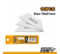 Лезвие трапециевидное INGCO 19х61 мм