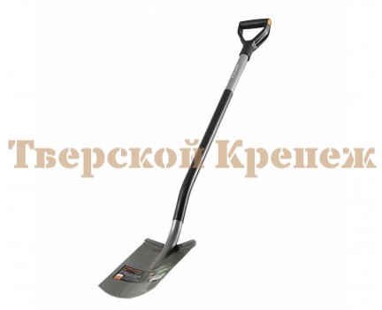 Лопата штыковая с закругленным лезвием FISKARS Ergonomic™