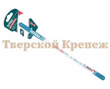 Полотно по металлу односторонее TOTAL 300 мм 5 шт
