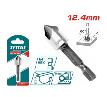 Зенкер конический TOTAL 12.4 мм HEX 1/4"