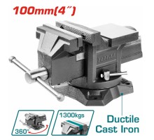 Тиски слесарные поворотные TOTAL 100 мм