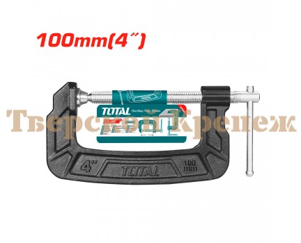 Струбцина G-образная TOTAL 100 мм Струбцина G-образная TOTAL 100 мм