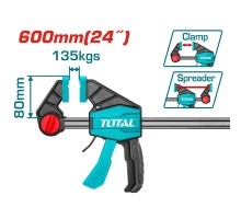 Струбцина быстрозажимная TOTAL 80х600 мм