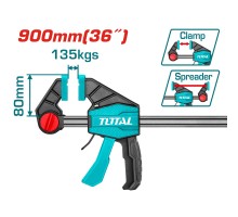 Струбцина быстрозажимная TOTAL 80х900 мм