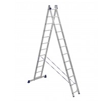 Лестница двухсекционная ALUMET 12 ступеней