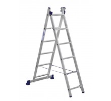 Лестница двухсекционная ALUMET 6 ступеней