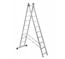 Лестница двухсекционная ALUMET 10 ступеней