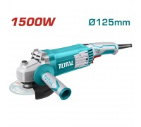Угловая шлифмашина TOTAL 125-1500 вт