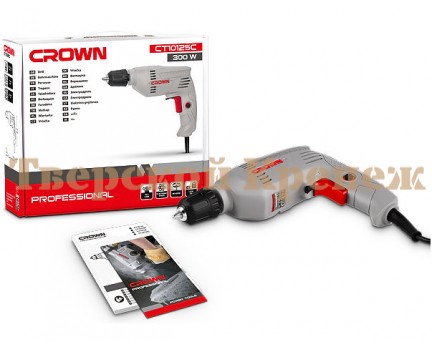 Дрель безударная CROWN 10-300 Дрель безударная CROWN 10-300