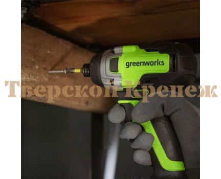 Шуруповерт аккумуляторный GREENWORKS GD24ID3