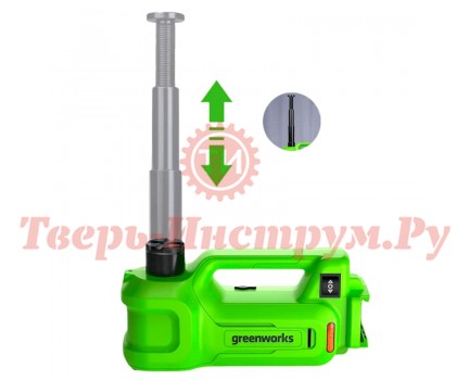 Домкрат аккумуляторный GREENWORKS G24JACK