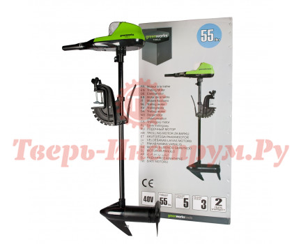 Лодочный мотор GREENWORKS G40TM55