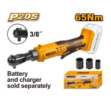 Трещотка аккумуляторная INGCO 20В 65 Нм 3/8"