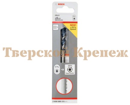 Сверло по бетону BOSCH CYL-5 8х100 мм Сверло по бетону BOSCH CYL-5 8х100 мм