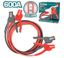 Провода для прикуривания TOTAL 600A с подсветкой