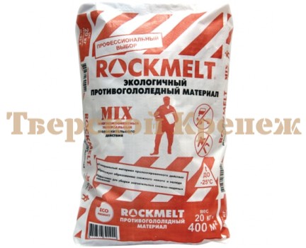 Противогололедный реагент ROCKMELT MIX 20 кг