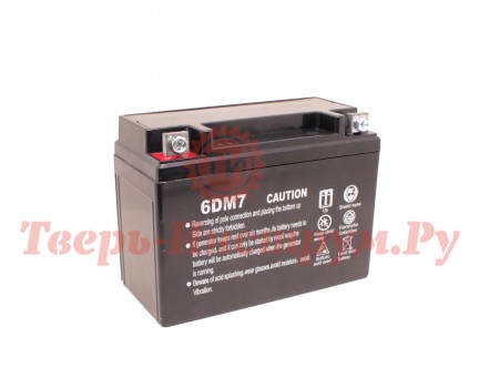Аккумулятор 6DM7 для генератора 12V/07Ah (+) слева Аккумулятор 6DM7 для генератора 12V/07Ah (+) слева