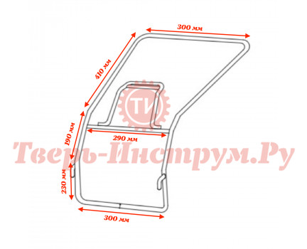 Каркас травосборника HUTER 5.0 ST (WRS)
